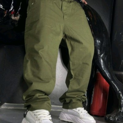 شلوار بگ کتان ترک گرم بالا