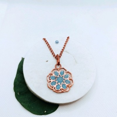 گردنبندمس فیروزه کوبی اسلیمی2