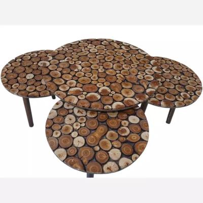 میز جلو مبلی بهمراه 3 عدد میز عسلی