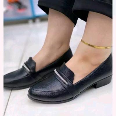 کفش طبی زنانه اداری دانشجویی 37 تا 43 شیک نگین ثابت پاشنه 3 سانت.پیو