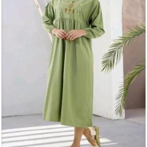 پیراهن زنانه الیاف مدل پیراهن بلند