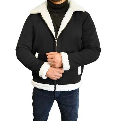 کت بوفالو مردانه جنس مخمل فوتر داخل تدی مشکی