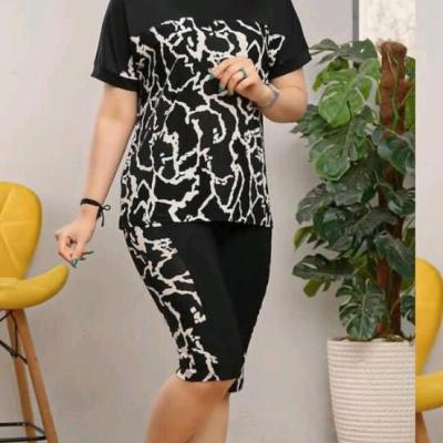 ست تیشرت کیمونو و شلوارک طرح رعد و برق