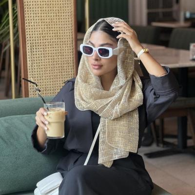 شال توری لمه طلایی مجلسی قواره 205 در 65-151721