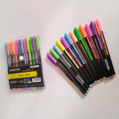 خودکار بسته ای نئونی 12 رنگ(مناسب جوایز مدرسه)-155144