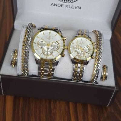 ست ساعت زنانه مردانه الگانس ( همراه اکسسوری )-153005