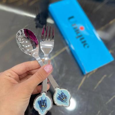 قاشق و چنگال کودکانه برند یونیک