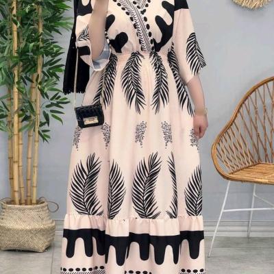 پیراهن ساحلی زنانه نخی مدل ساحلی مدل پر-154863