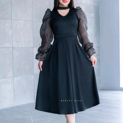 پیراهن مهمانی زنانه اورگانزا مدل مجلسی-153645