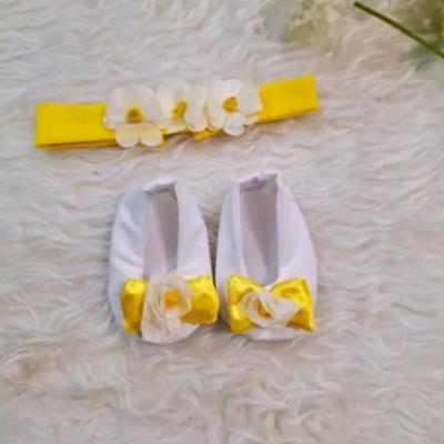 پاپوش. هد کودک طرح گل بابونه