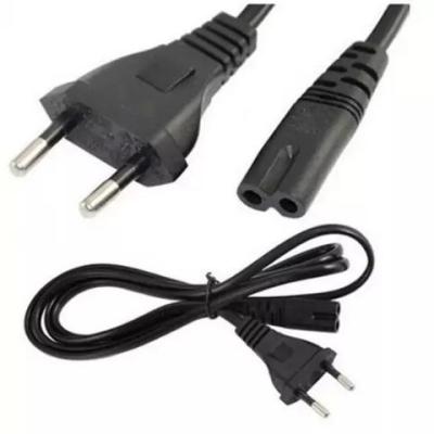 کابل برق دوچاک (ضبطی) مشکی 0.5 متری