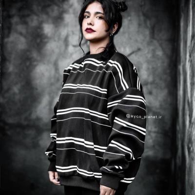 دورس راه راه بافت بلوز زنانه بلوز دخترانه استایل پاییزه