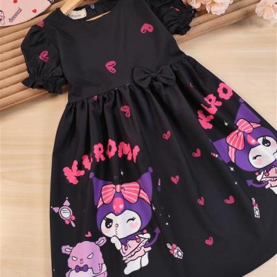 پیراهن دخترانه kuromi مناسب 1 تا 7 سال