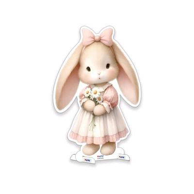 استند تولدعروسکی40سانت خرگوش صورتی
