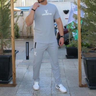 ست مردانه پسرانه مشکی تیشرت شلوار کبریتی مراکشی