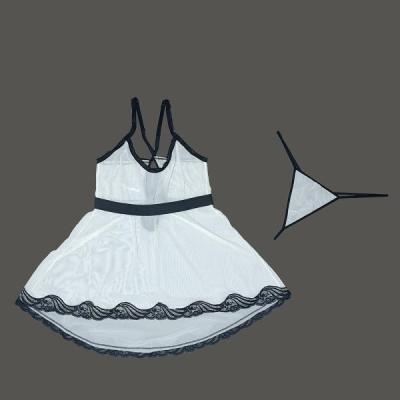 لباس خواب توری پشت بلند Valentine کد 052