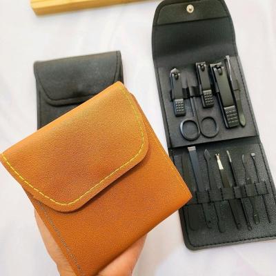 ست مانیکور کیف چرمی 12 تکه