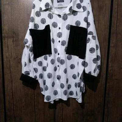 مانتو اسپرت زنانه نخی ایرانی مدل مانتو جنس کراش مدل پانچ