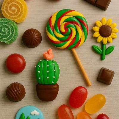 مگنت آبنبنات چوبی