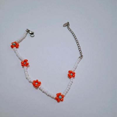 دستبند یا پابند طرح گل