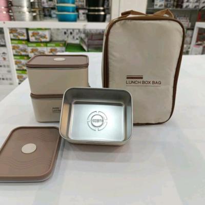 لانچ باکس، ظرف غذا سه تیکه گرم نگهدار