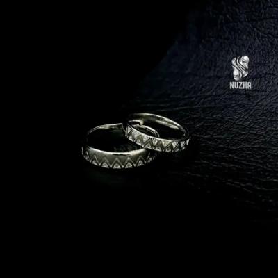 حلقه ست نقره زنانه ومردانه کدhs1020