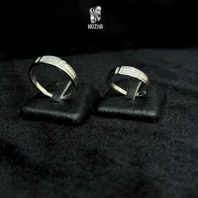 حلقه ست نقره زنانه ومردانه کدhs1024
