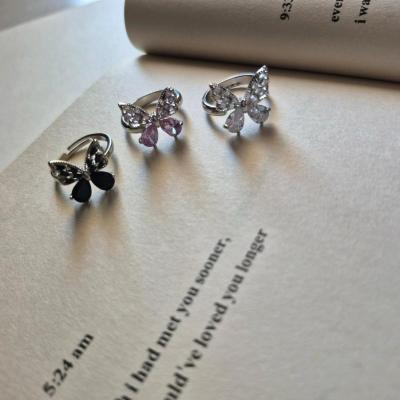 انگشتر جواهری پروانه (برای انتخاب رنگ پیام بدید)