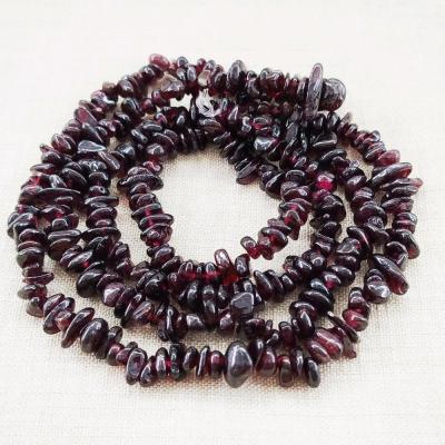 ریسه سنگ گارنت شکسته (طول ریسه 40 سانتیمتر است)-157497