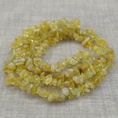 ریسه سنگ سیترین شکسته (طول ریسه 40 سانتیمتر است)-156059