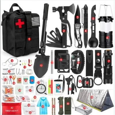 کیت کمپینگ و بقا 24 کاره مدل Tactical Survival Kit - جعبه ابزار نجات چندمنظوره