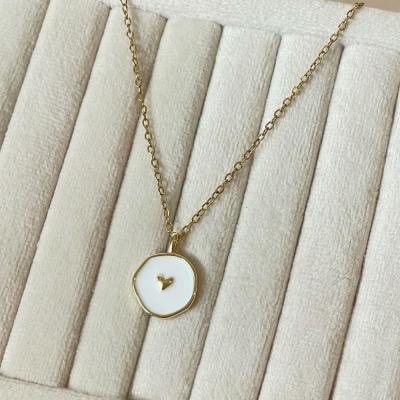 گردنبند میناکاری قلب