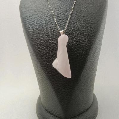 گردنبند ضد افسردگی رزکوارتز ر408