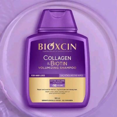شامپو بیوکسین بنفش ضد ریزش حاوی بیوتین و کلاژن