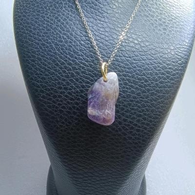 گردنبند آمیتیست سنگ آرامش بخش b530