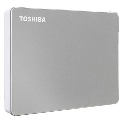 هارد اکسترنال توشیبا مدل Canvio Flex ظرفیت دو ترابایت دارای رابط USB Type-A 3.2