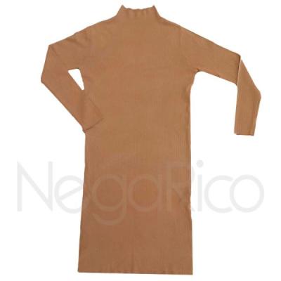 تونیک بلند بافت یقه ایستاده