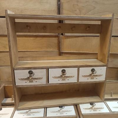 استند 3 کشو دارای آویز فنجان