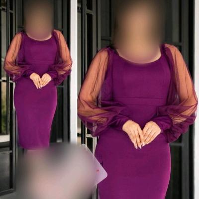 لباس مجلسی زنانه پیراهن شب زنانه کرپ مدل میدی