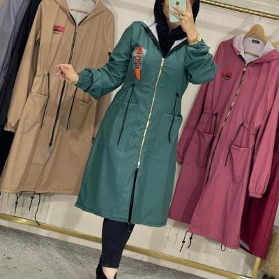 مانتو بارانی کلاهدار