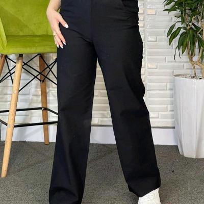 شلوار نیم بگ کتان