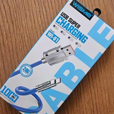 کابل شارژر تایپ سی اورجینال فست شارژ مدل wisme