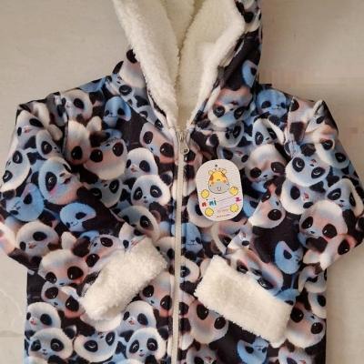 کاپشن مدل سویشرت دخترانه پسرانه سایز40 داخل خز جلو زیپ دار