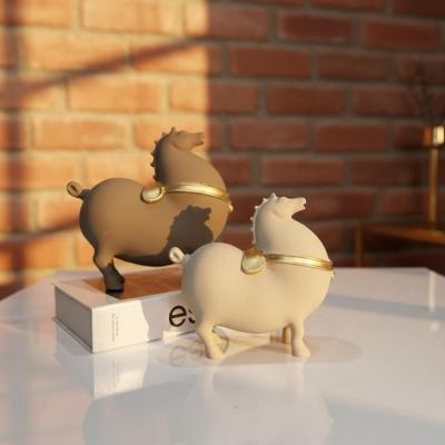 ست مجسمه دکوری اسب مدل گاردین