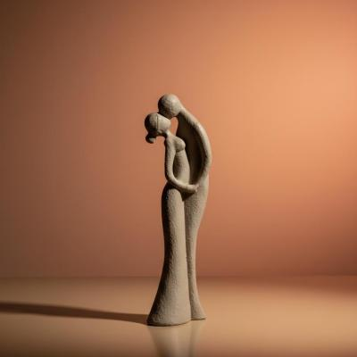 مجسمه دکوری بوسه عشق (طرح آغوش ابدی)