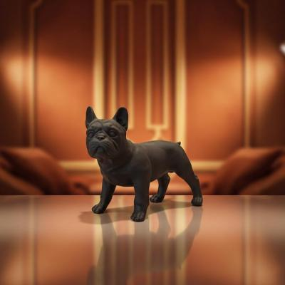 مجسمه سگ بولداگ فرانسوی پلی رزین