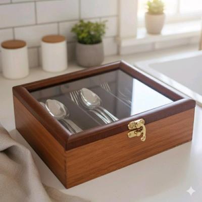 جاقاشقی چوبی،باکس قاشق و چنگال چوبی