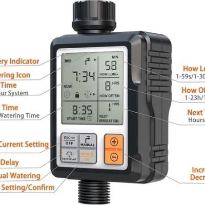 تایمر هوشمند آبیاری باغ CROSOFMI مدل HCT-311 (پس کرایه)