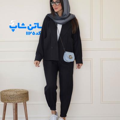 مانتو و شلوار رابعه کد: 1125