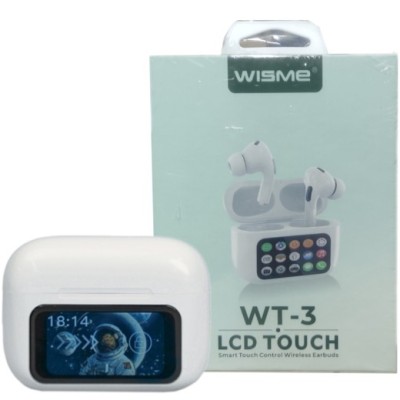 هندزفری بلوتوثی مدل ایرپاد پرو نمایشگردار لمسی ویسمی Wisme مدل WT-3